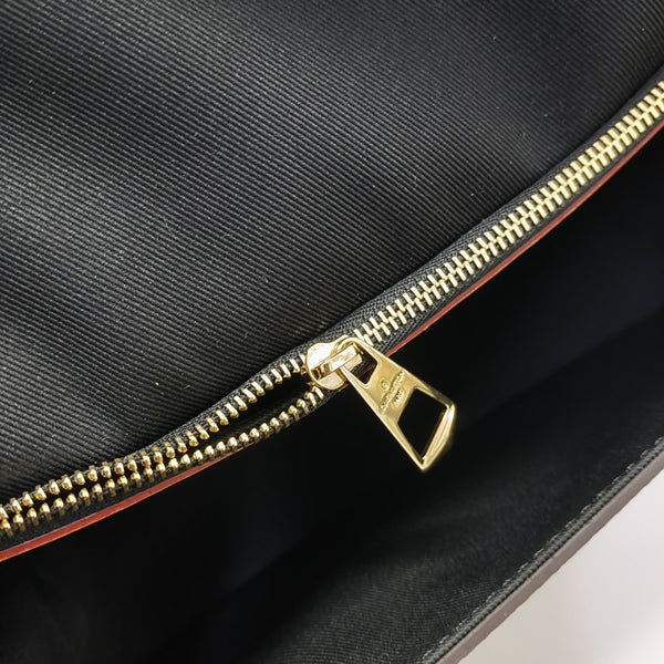 DIANE Monogram Coated Canvas Brown
