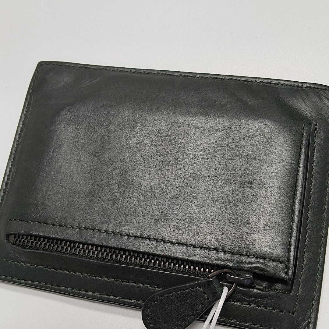 Lambskin Clutch Green