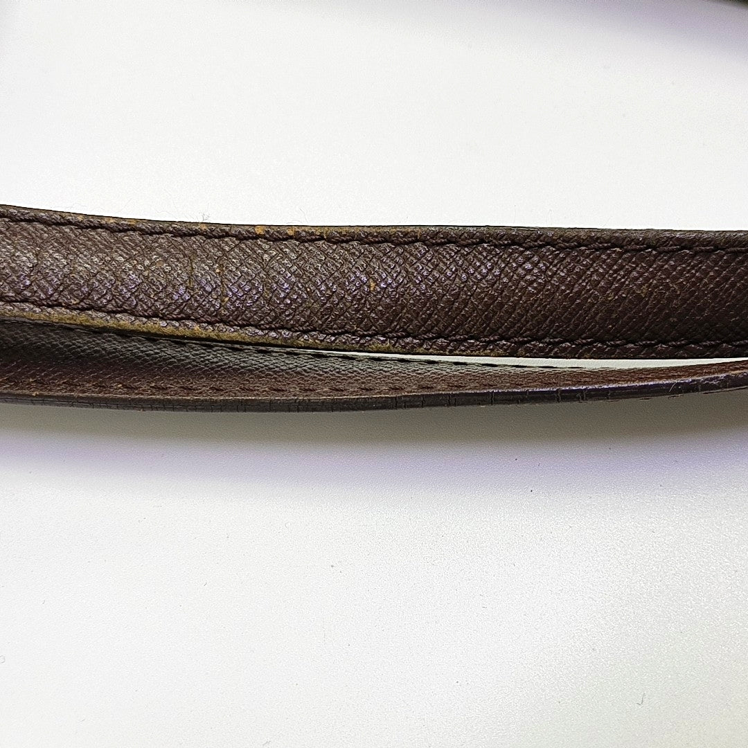 BUCKET PM Damier Ebene Coated Canvas Brown