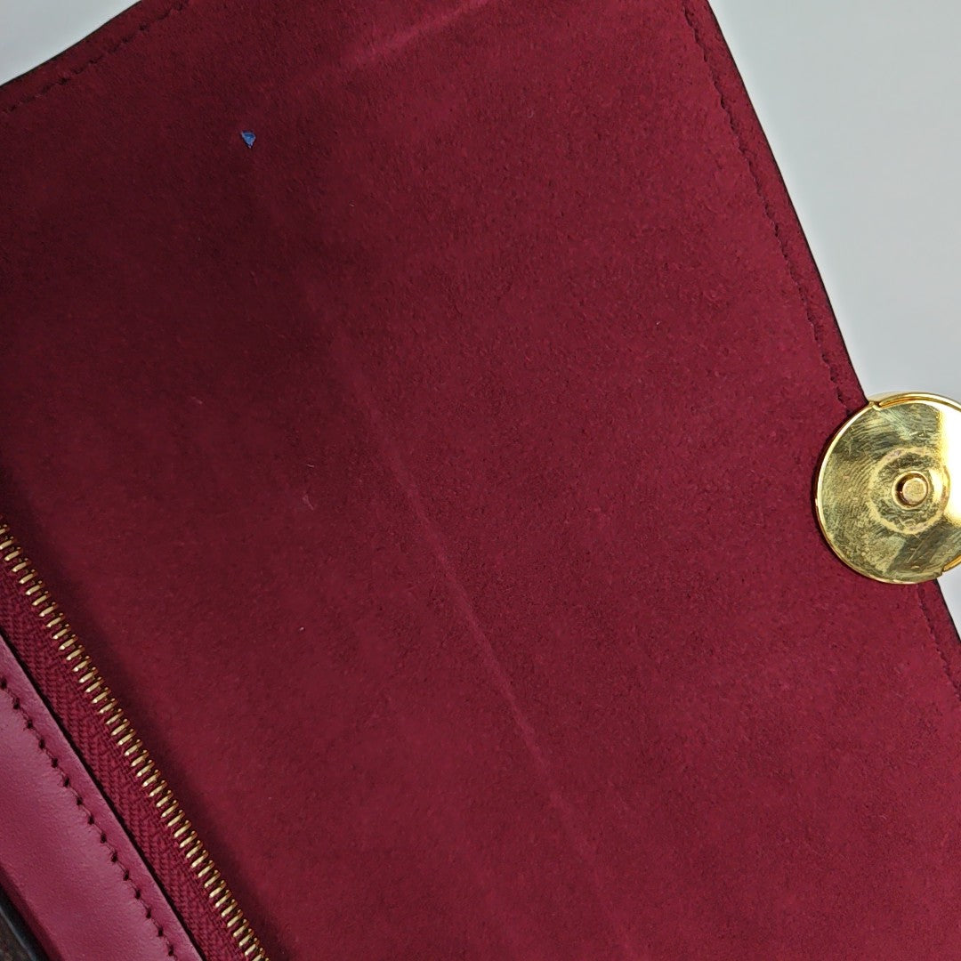 FLORE Monogram Coated Canvas Brown
