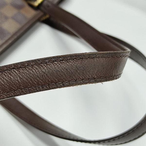 BUCKET PM Damier Ebene Coated Canvas Brown