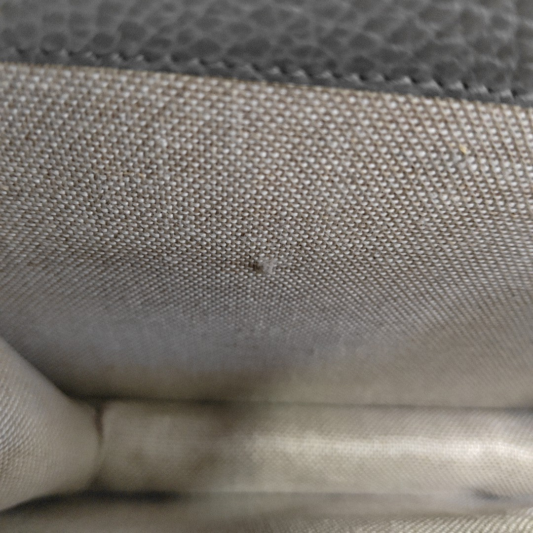 Interlocking G Small Calfskin Gray