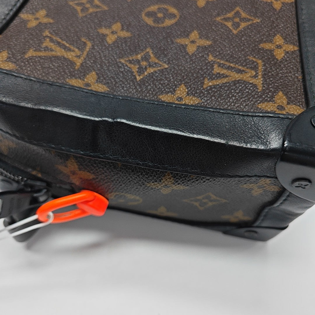SOFT TRUNK Monogram Coated Canvas Brown