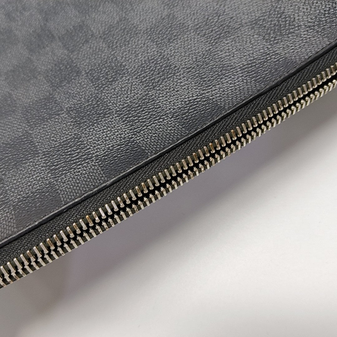 JOUR PM Damier Graphite Coated Canvas Gray