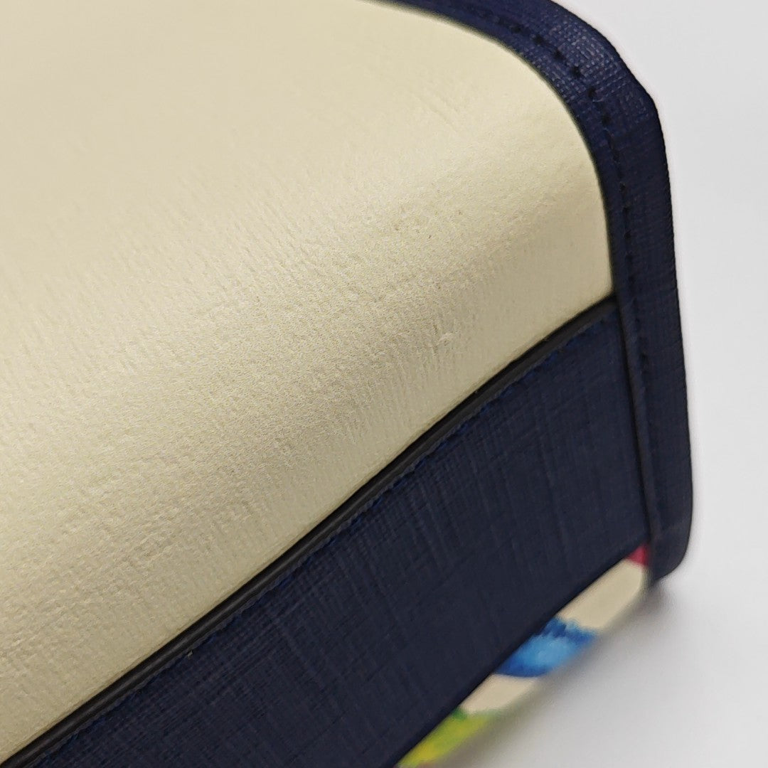 Coated Canvas Tote Bag Beige