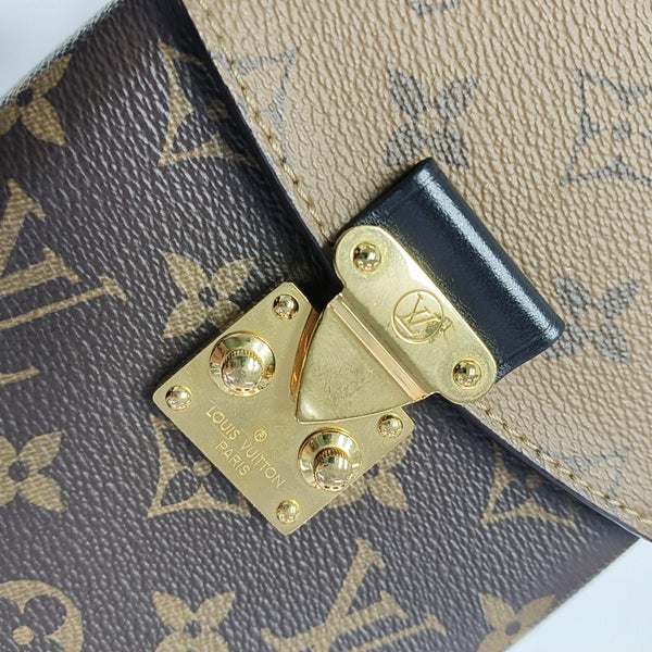 CAMERA BOX Monogram Coated Canvas Brown
