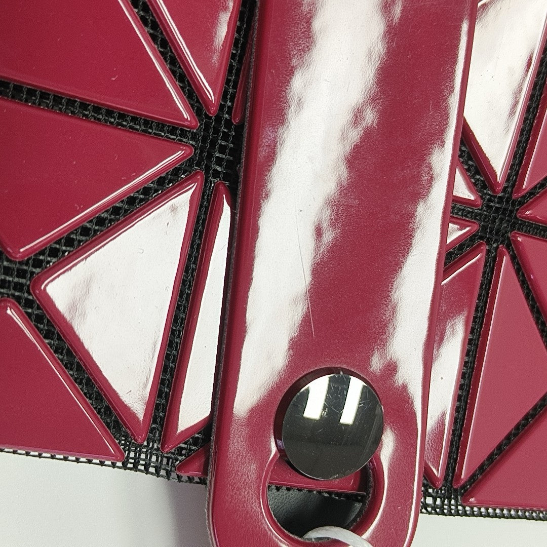 Special Material Top Handle Bag Red