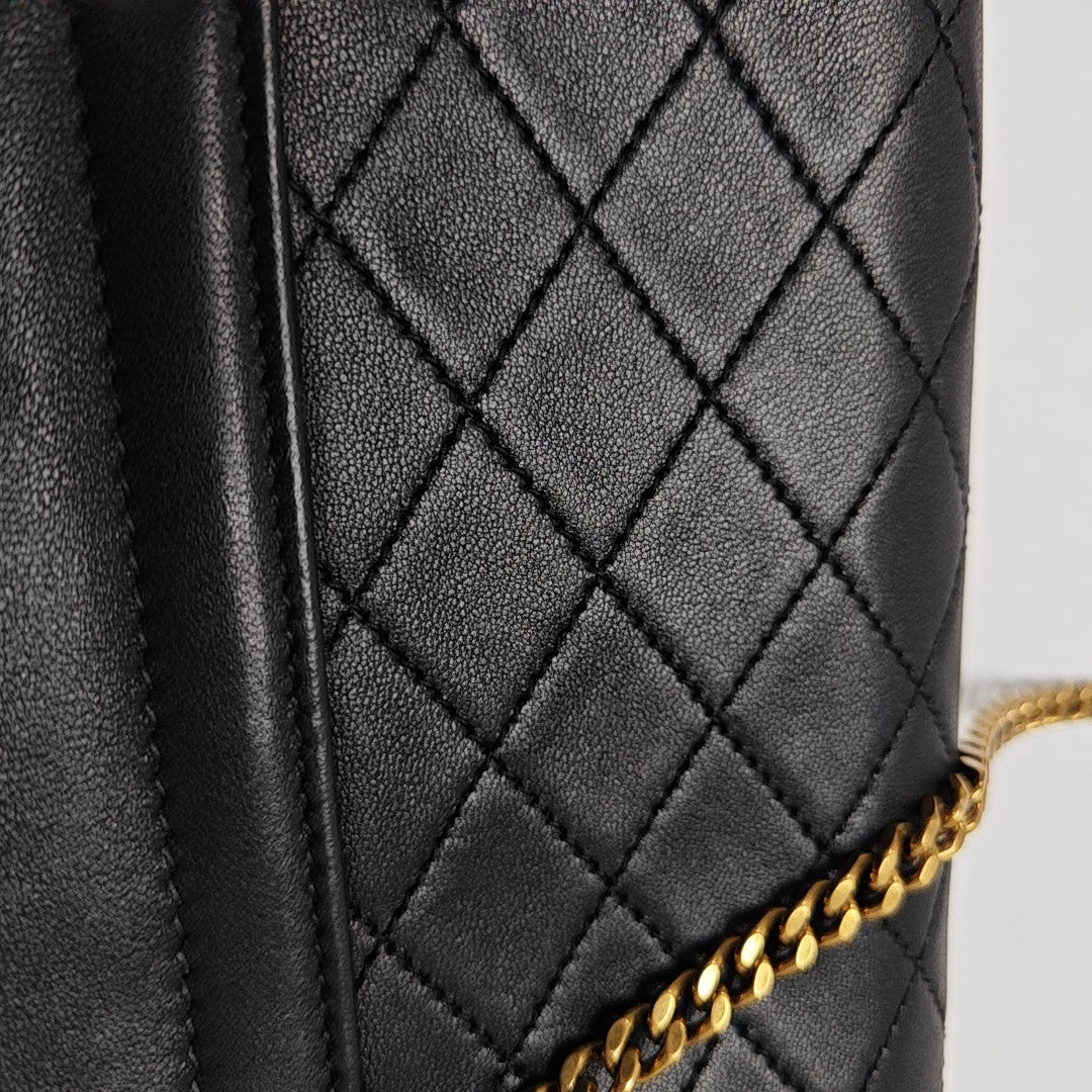 NOLITA Mini Quilted Lambskin Black
