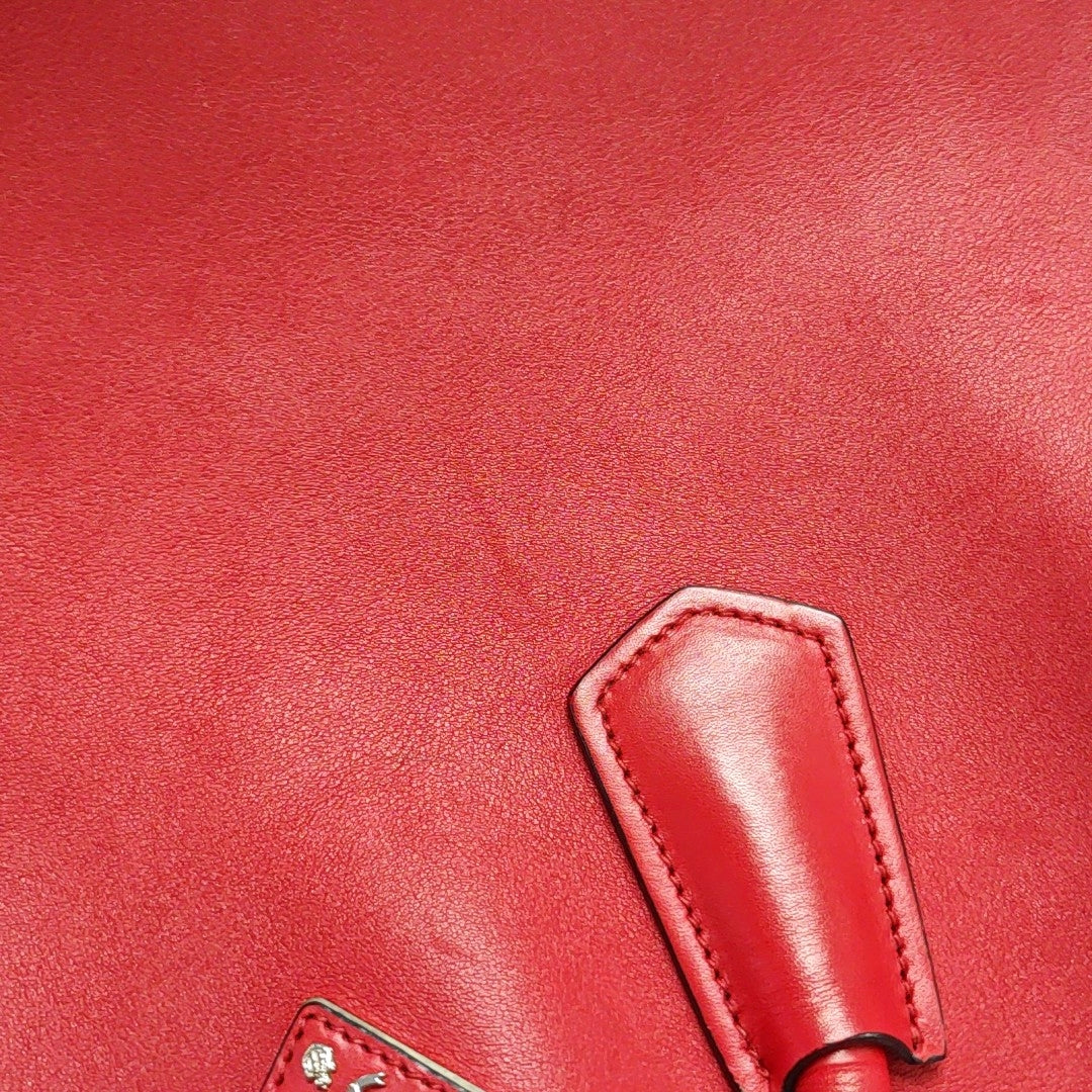 Double Calfskin Red