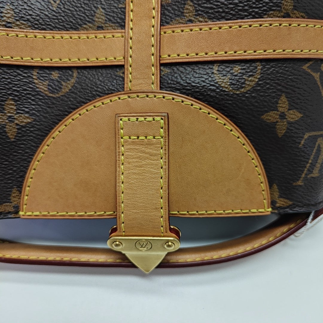 DUFFLE Monogram Coated Canvas Brown