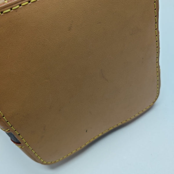 NOÉ Mini Monogram Coated Canvas Brown