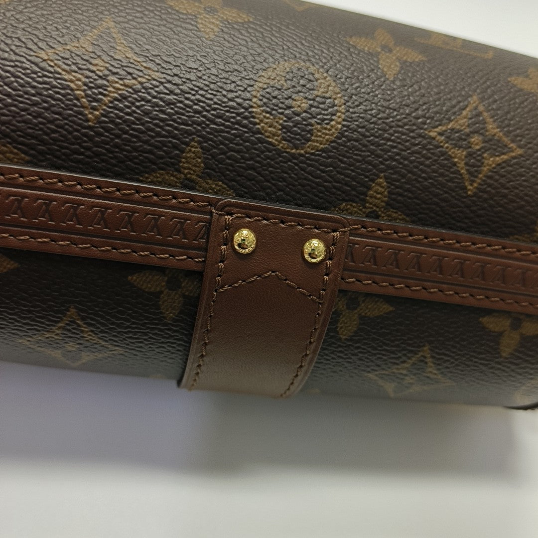 PAPILLON 19 Monogram Coated Canvas Brown