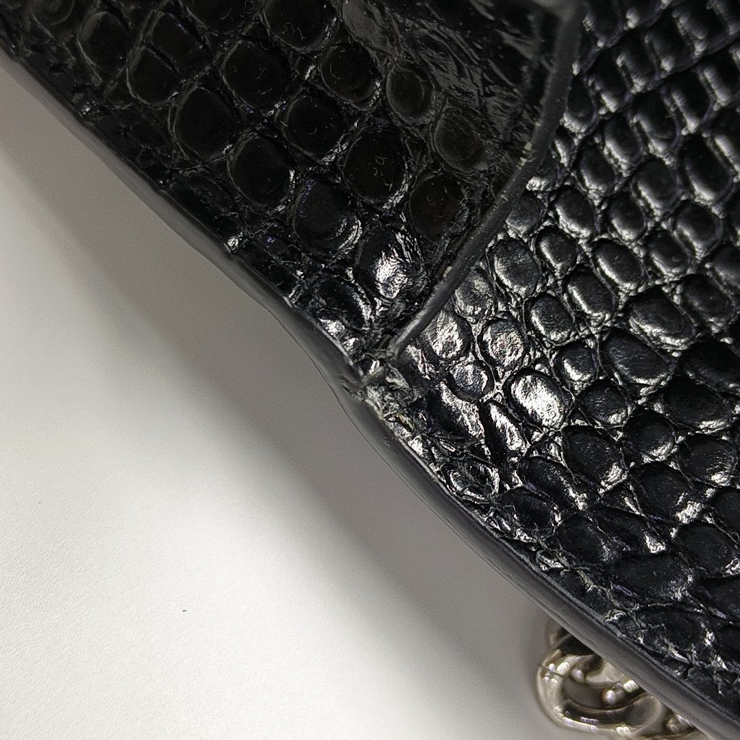 SUNSET Medium Calfskin Black