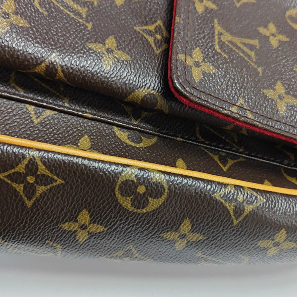 MULTIPLE Monogram Coated Canvas Brown