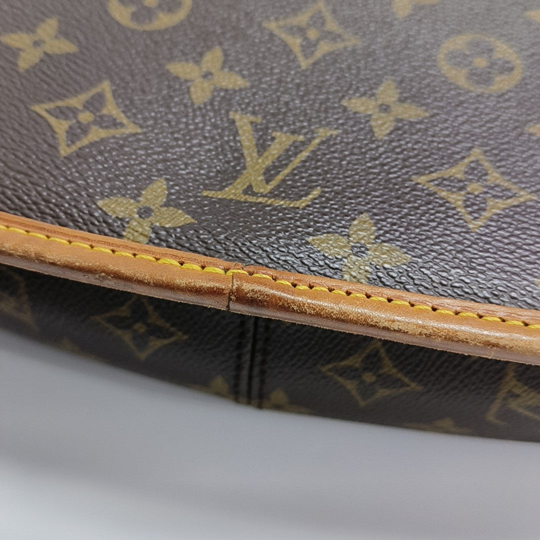 SOLOGNE PM Monogram Coated Canvas Brown