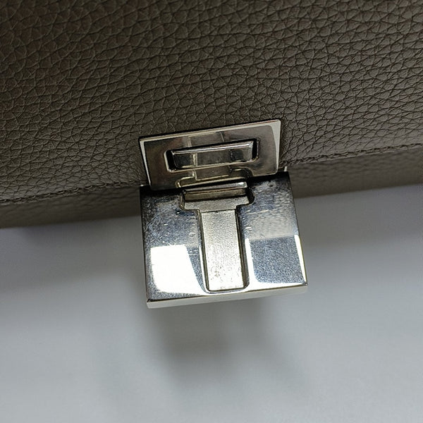 TRAPEZE Small Calfskin Gray