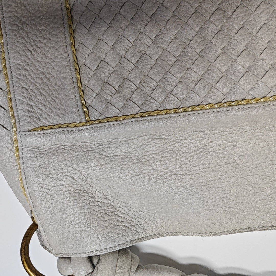 Lambskin Shoulder Bag White