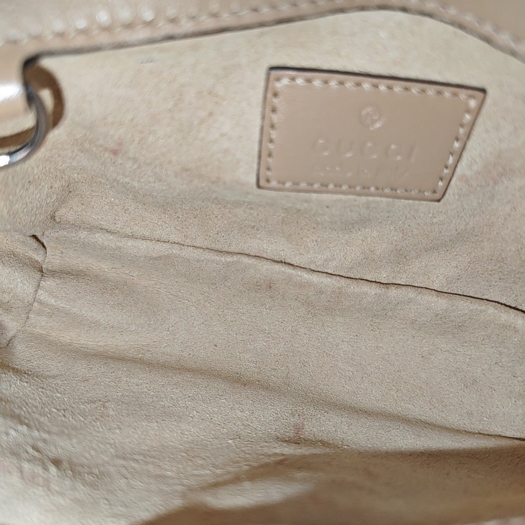 GG Marmont Mini Quilted Calfskin Beige