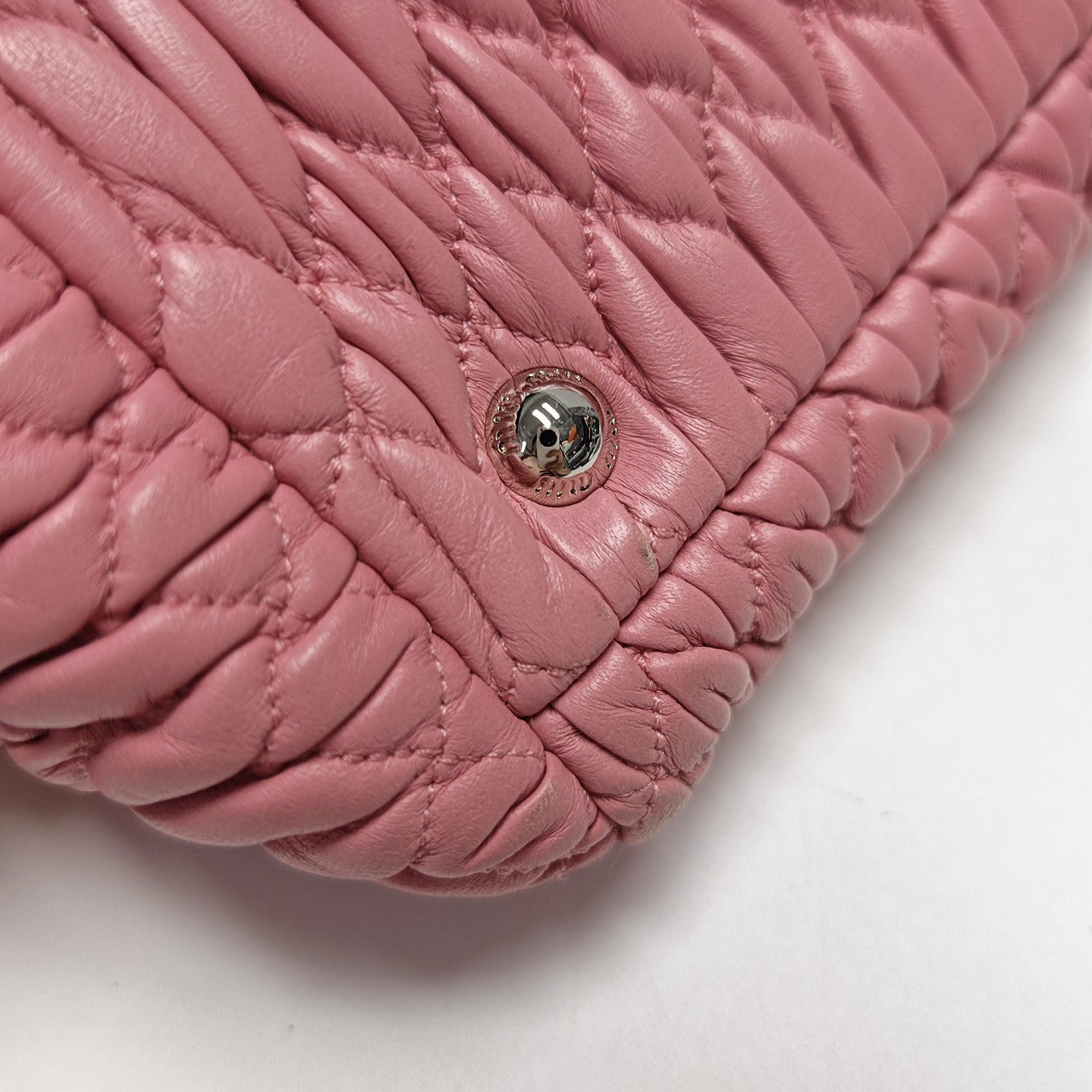 Crystal Quilted Lambskin Red