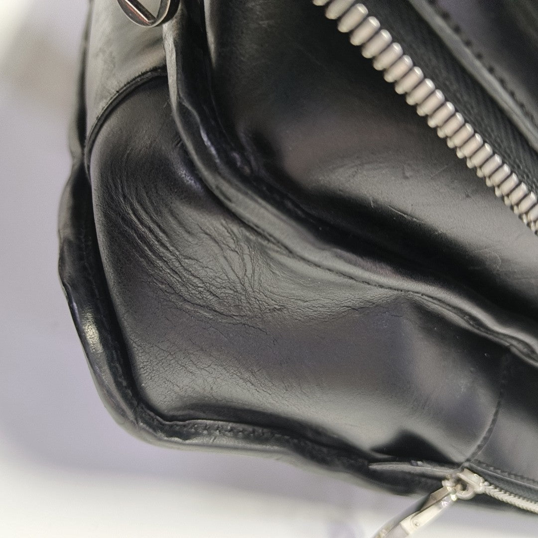 Calfskin Shoulder Bag Black