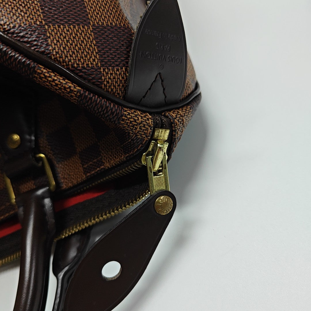 SPEEDY 30 Damier Ebene Coated Canvas Brown