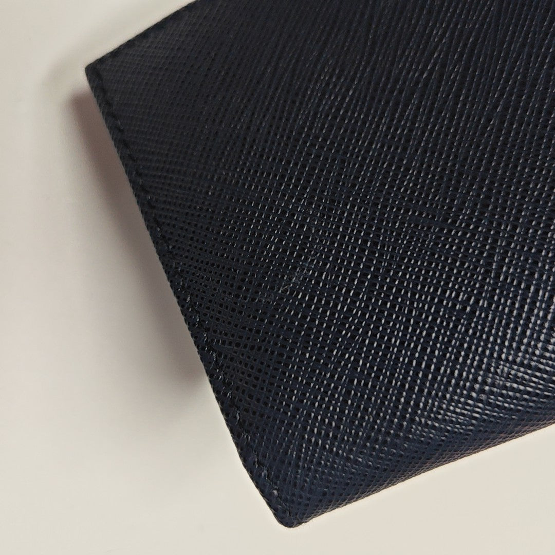 Saffiano Calfskin Wallet Blue