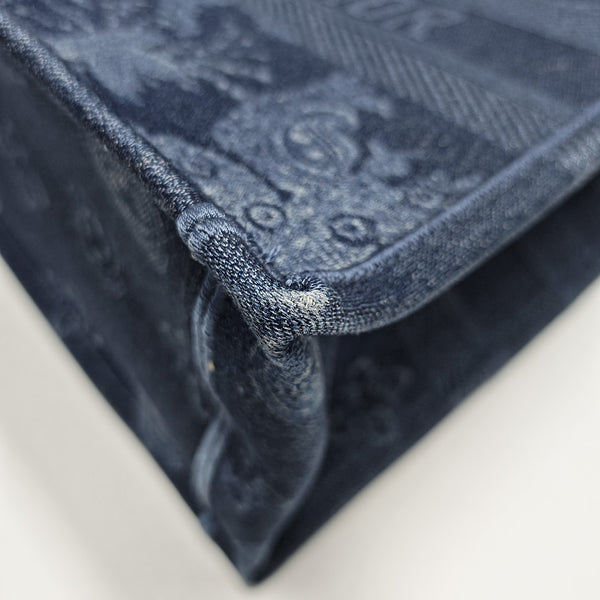 Book Tote Small Denim Blue