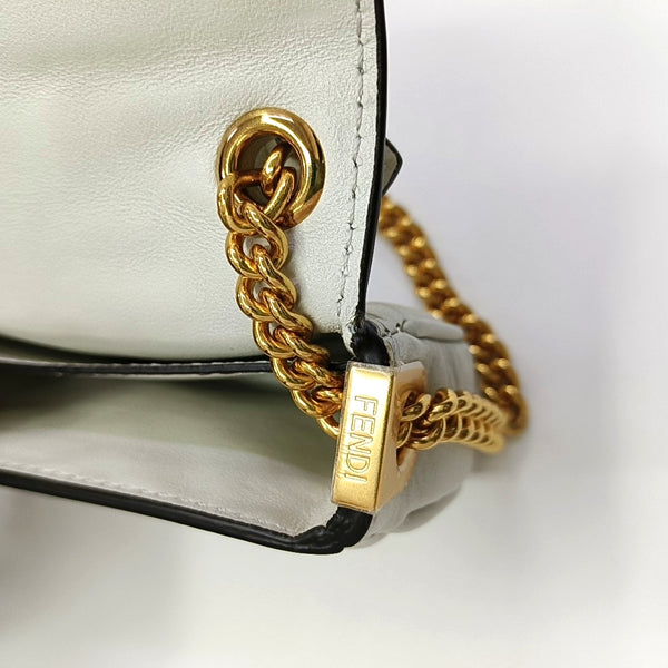 Authenticated pre-owned  Baguette Monogram Lambskin White - Shoulder Bag at Looply