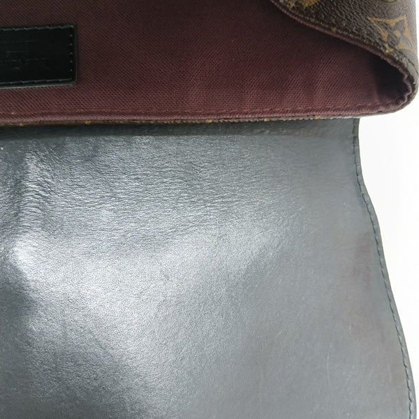 PALK Monogram Coated Canvas Brown