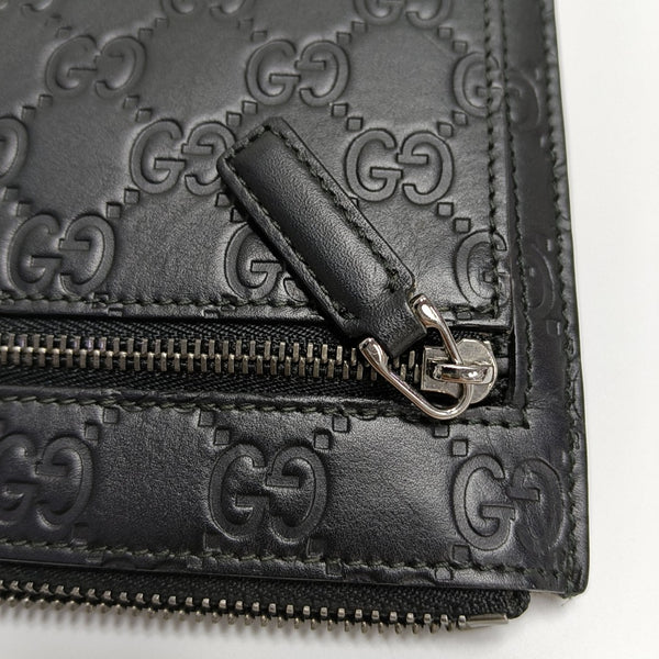 Monogram Calfskin Clutch Black