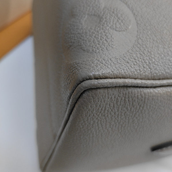 SPEEDY 25 Monogram Calfskin Beige