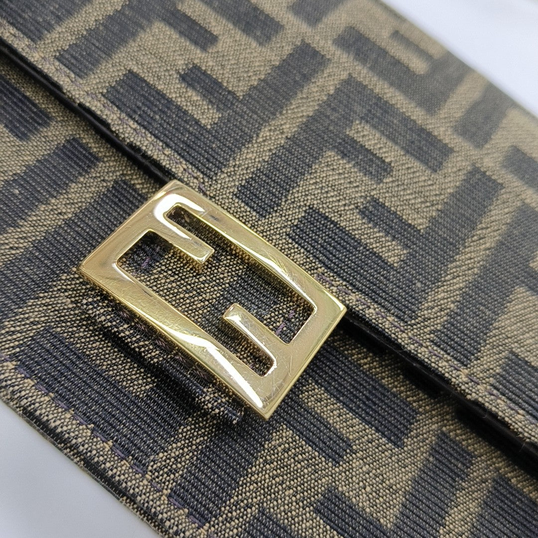 Baguette Mini Fabric Brown
