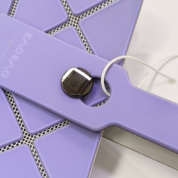 Special Material Top Handle Bag Purple