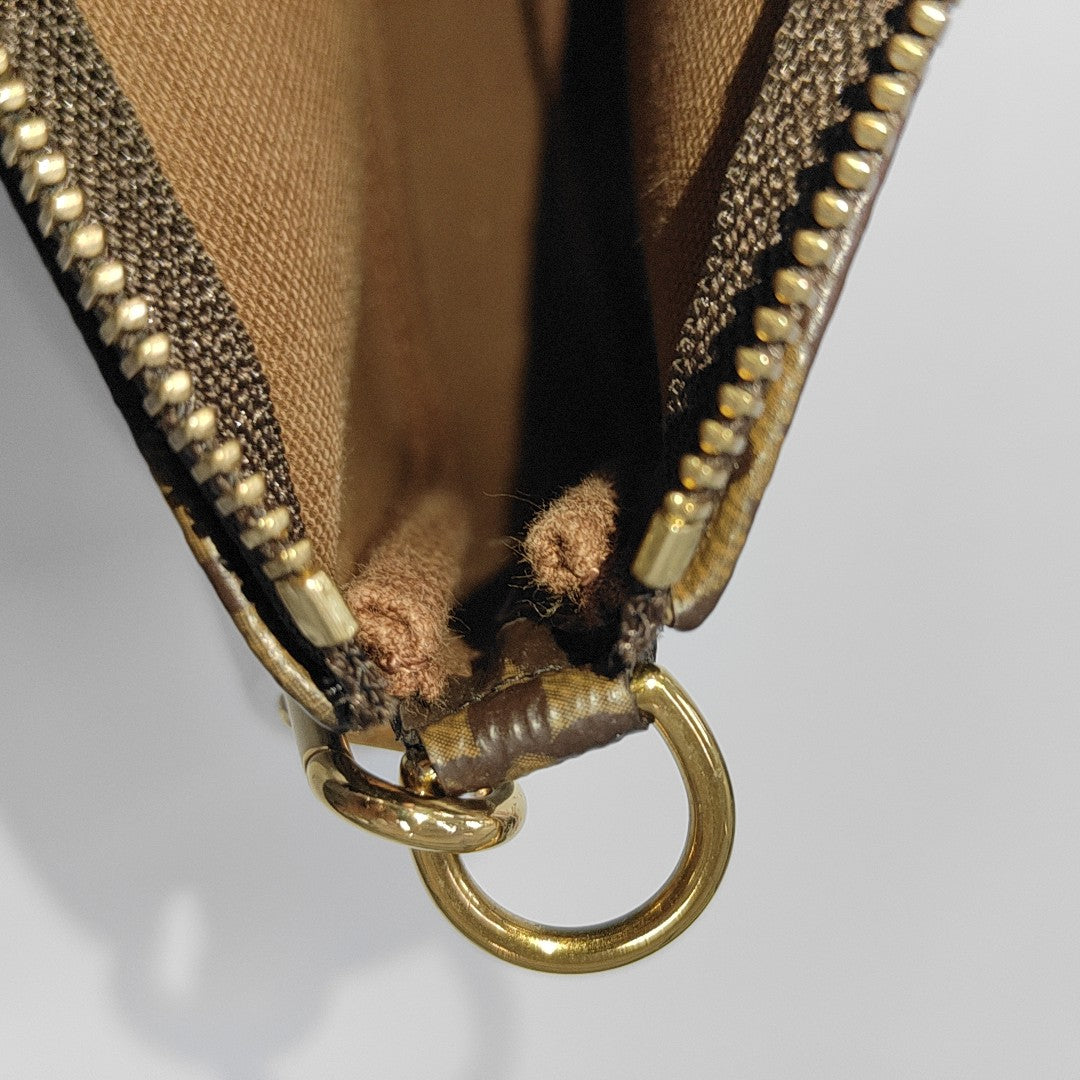 ACCESSOIRES Mini Monogram Coated Canvas Brown