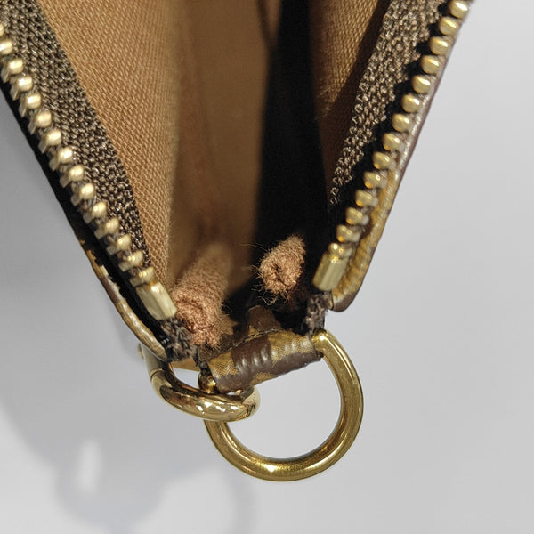 ACCESSOIRES Mini Monogram Coated Canvas Brown