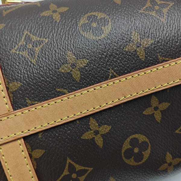 DUFFLE Monogram Coated Canvas Brown