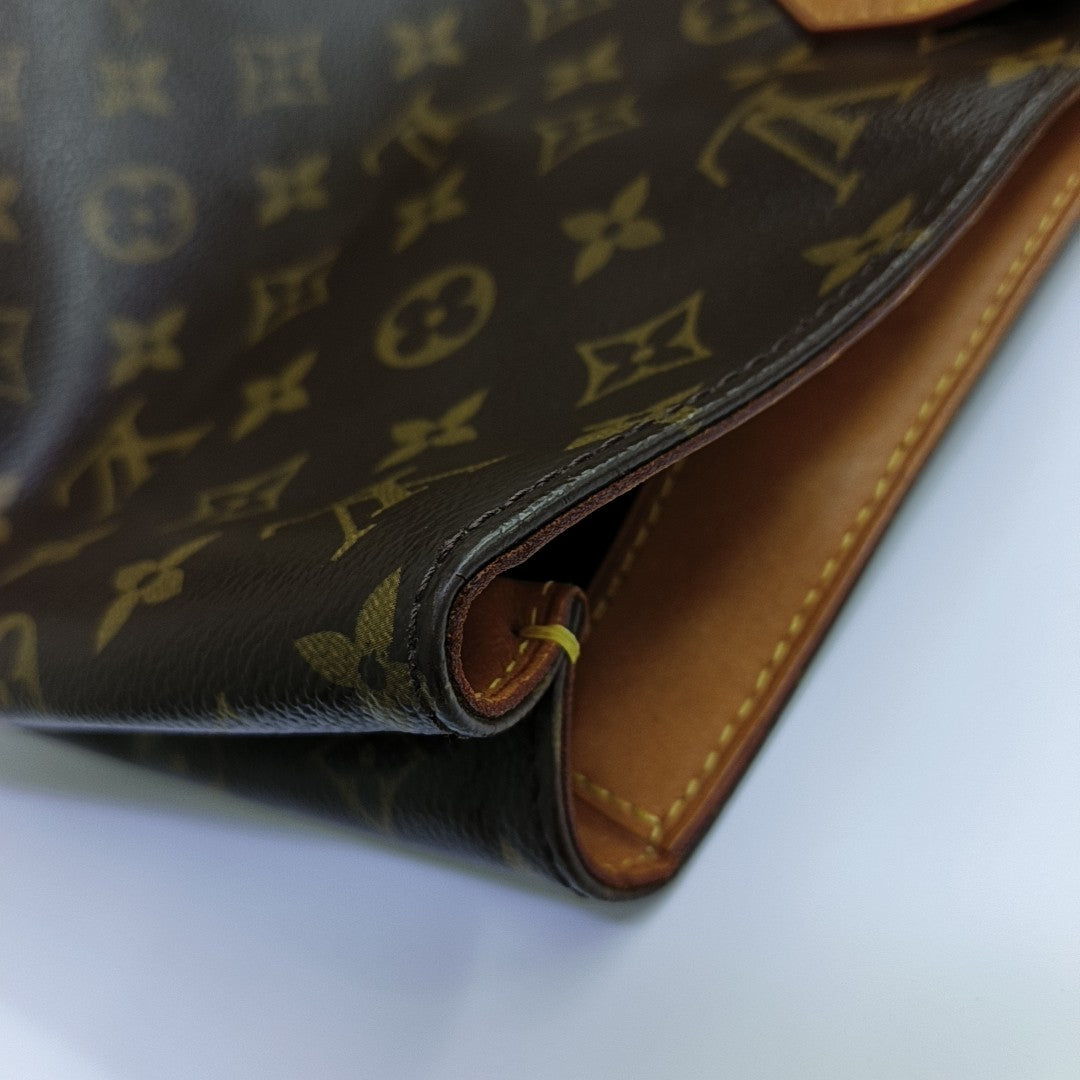 WILSHIRE GM Monogram Coated Canvas Brown