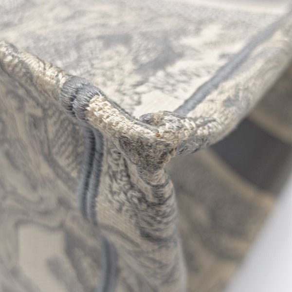 Book Tote Medium Fabric Gray