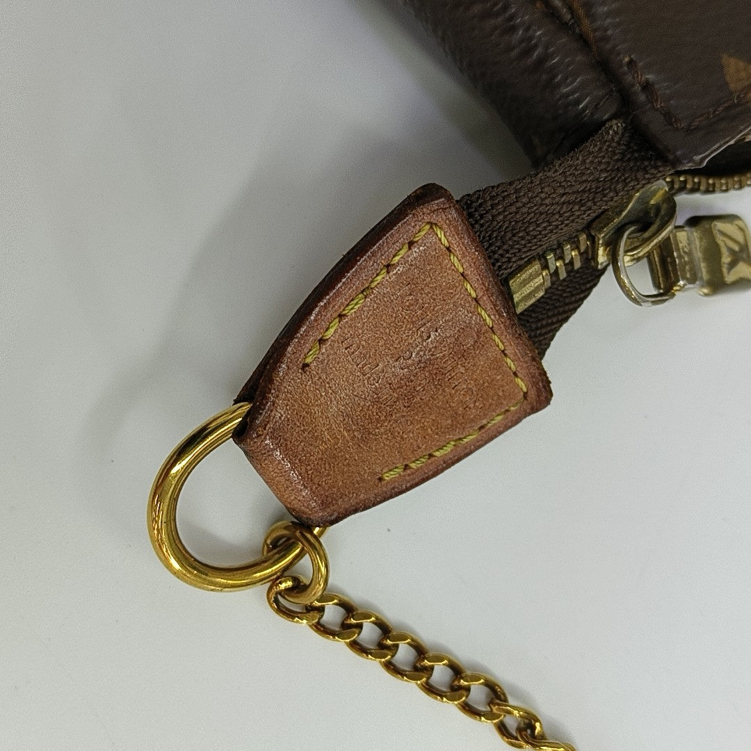 ACCESSOIRES Mini Monogram Coated Canvas Brown