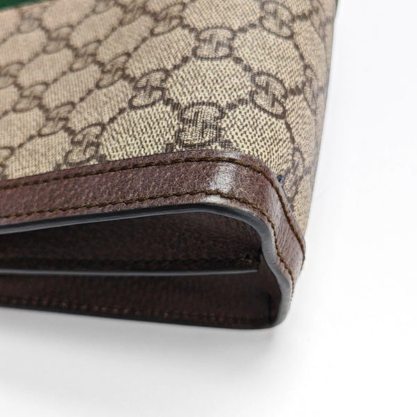 Ophidia Small Monogram Coated Canvas Beige