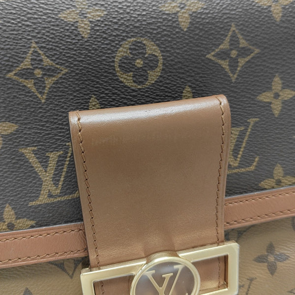 DAUPHINE MM Monogram Coated Canvas Brown