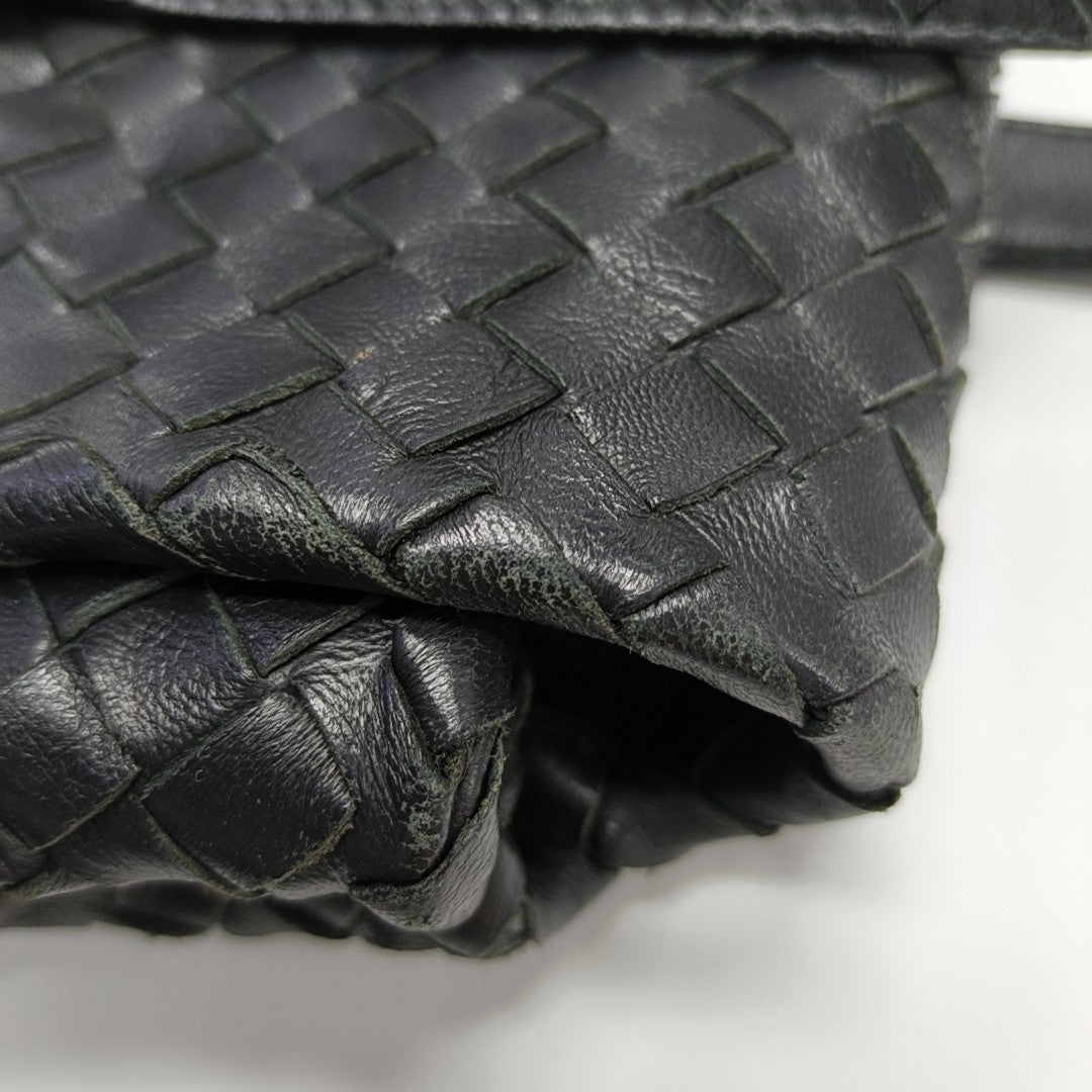 Lambskin Shoulder Bag Black