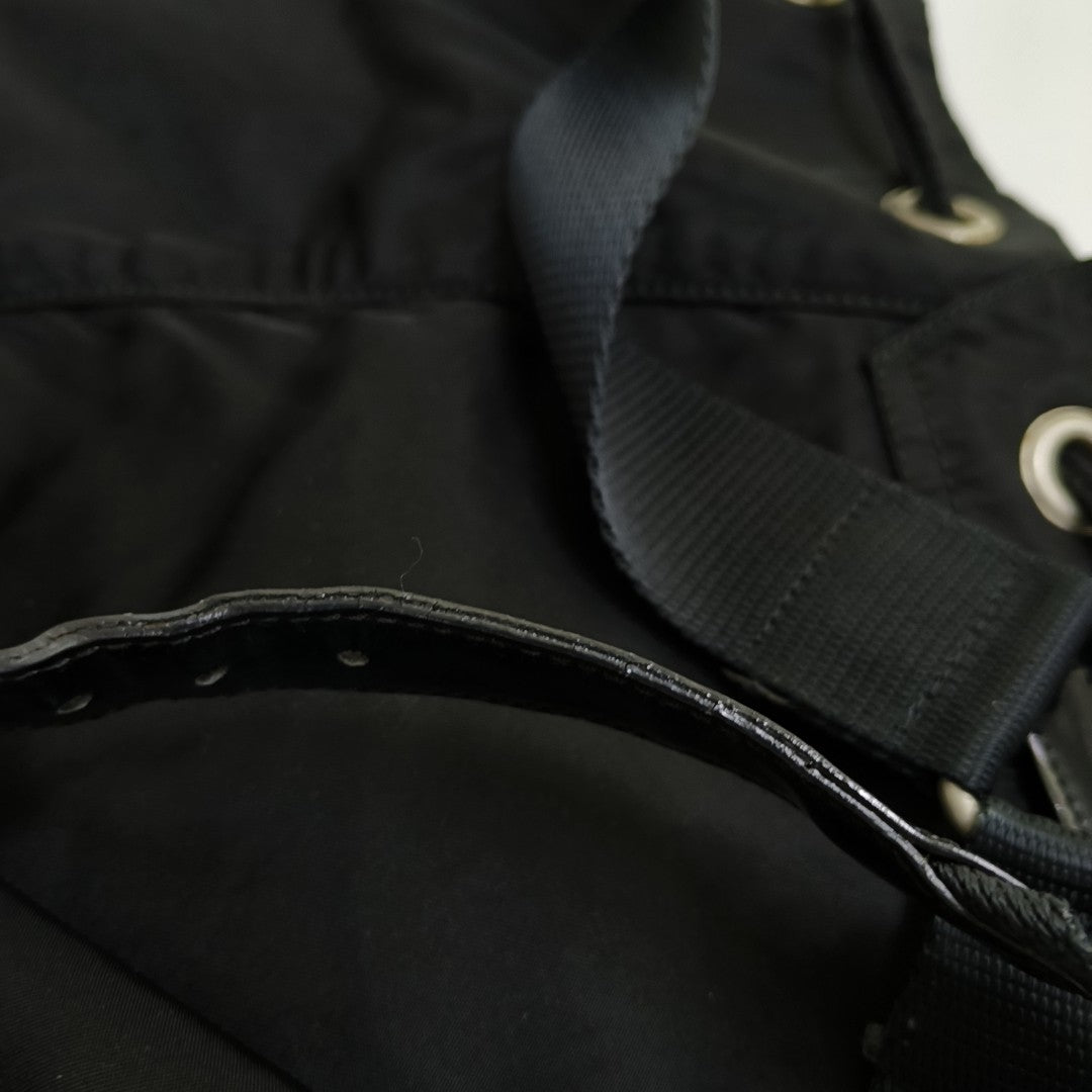 Nylon Backpack Black