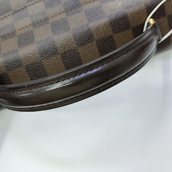 CROISETTE Damier Ebene Coated Canvas Brown
