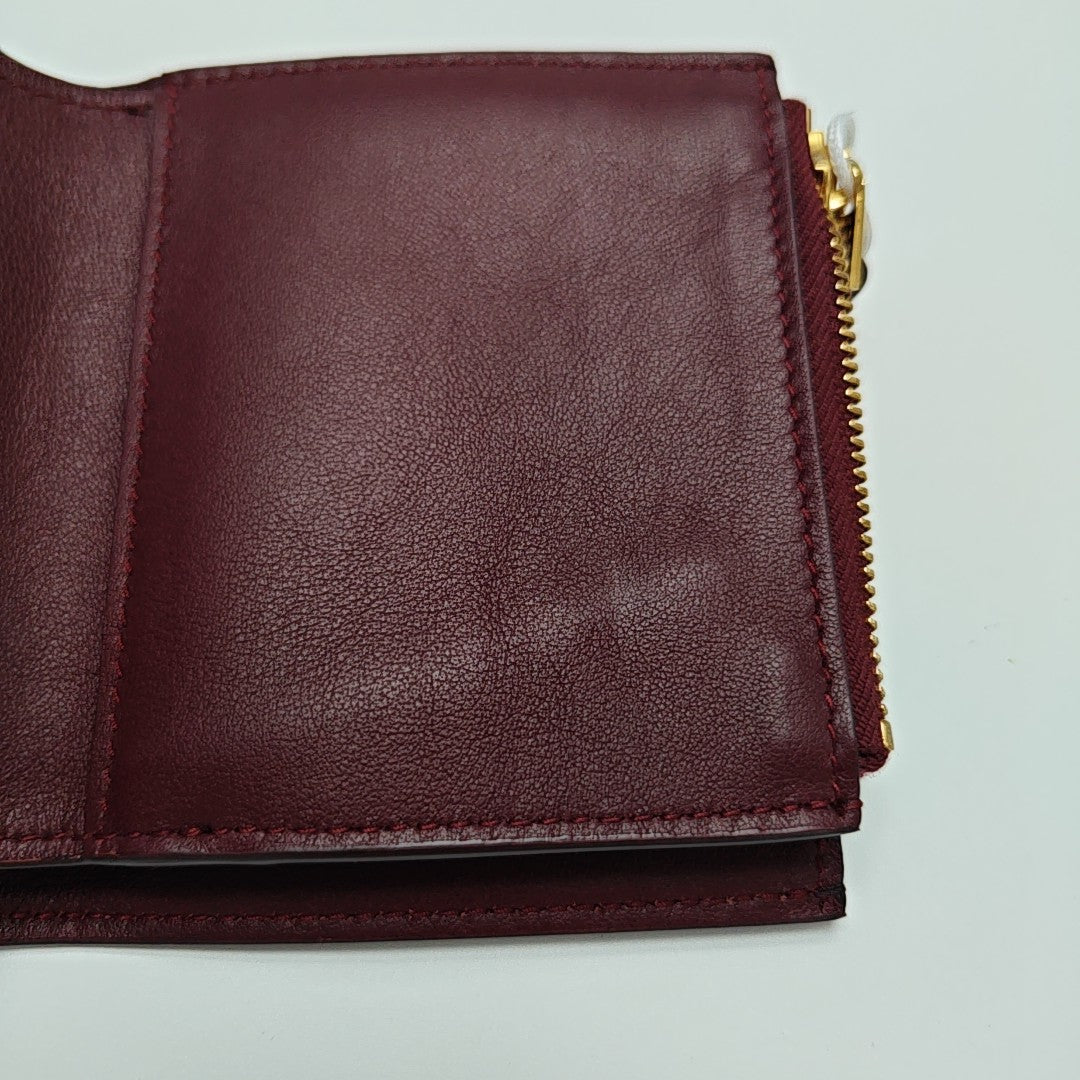Calfskin Wallet Red