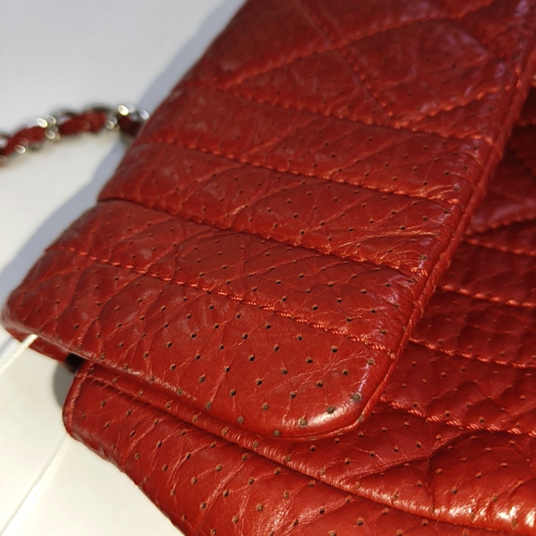 Quilted Calfskin Red