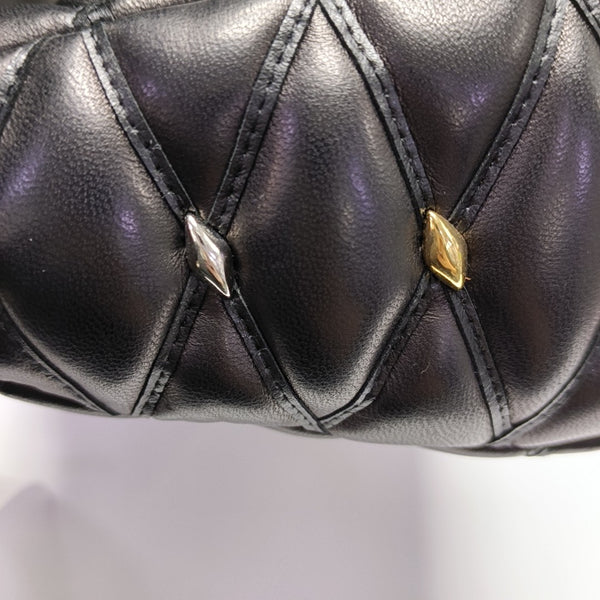 GO-14 Quilted Lambskin Black