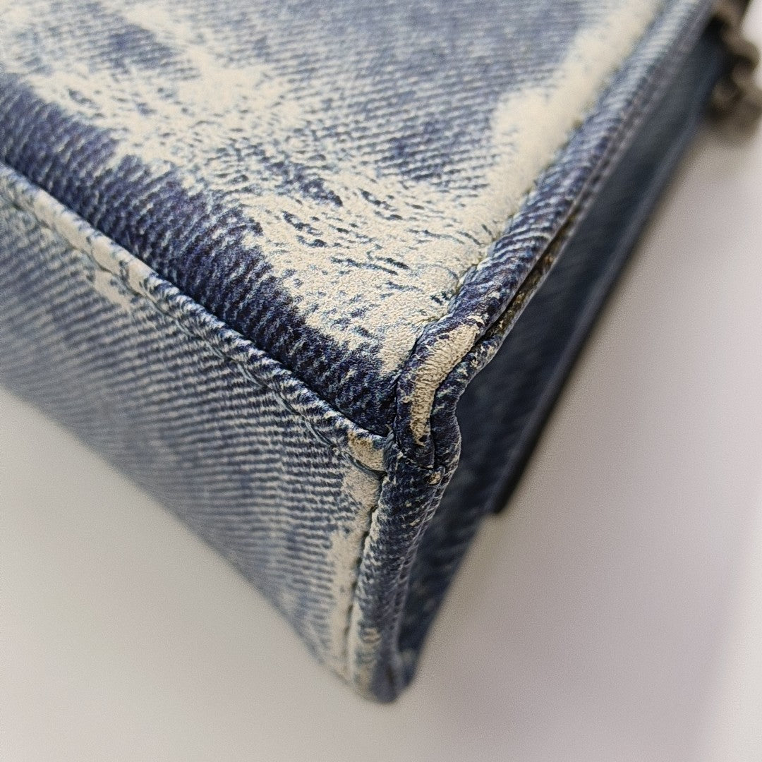 Hourglass Small Calfskin Blue