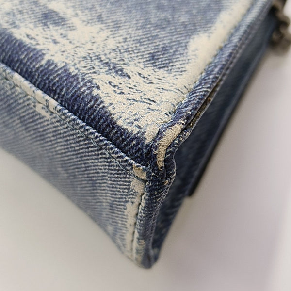Hourglass Small Calfskin Blue