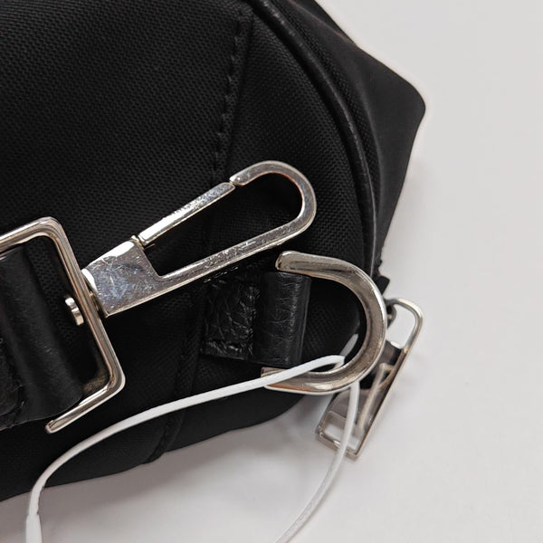 Fabric Shoulder Bag Black